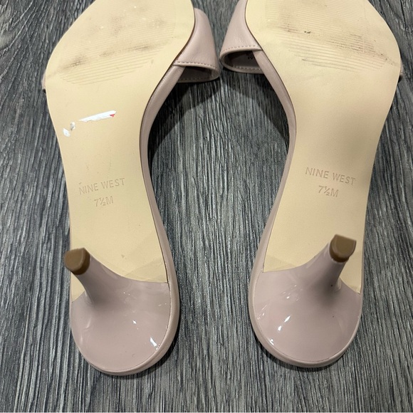 Nine West Lynton Stiletto Heel Round Toe Mules Size 7 1/2 - Picture 6 of 6